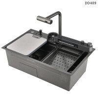 Πολυτελής νεροχύτης κουζίνας πολλαπλών λειτουργιών με λειτουργία 12 σε 1 - DD489